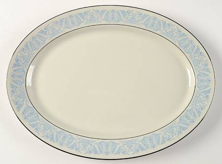 Blue Riviera 14" Oval Serving Platter