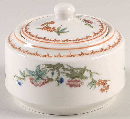 Bombay (Restaurant, Brown Ring) Sugar Bowl & Lid