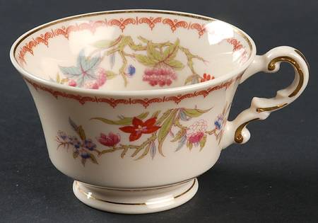 Bombay (Gold Trim) Footed Cup