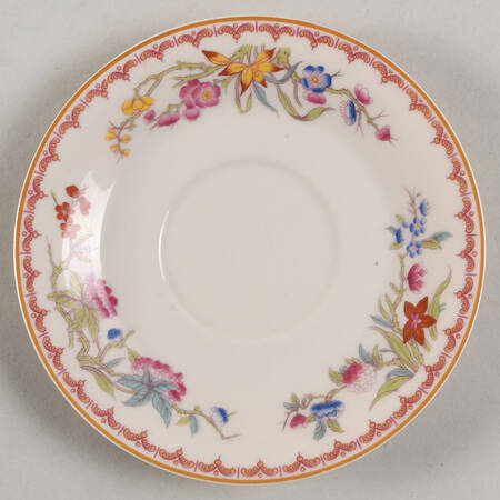 Bombay (Gold Trim) Saucer for Footed Bouillon Cup