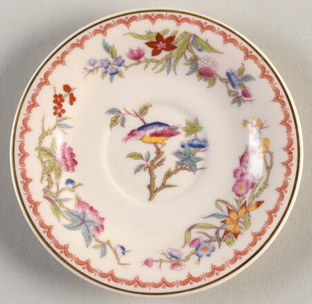 Bombay (Gold Trim) Saucer for Demitasse Cup