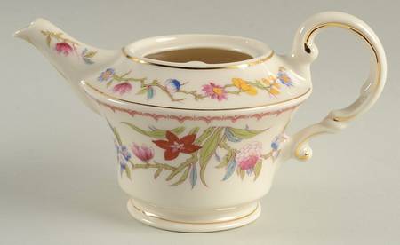 Bombay (Gold Trim) Individual Teapot No Lid