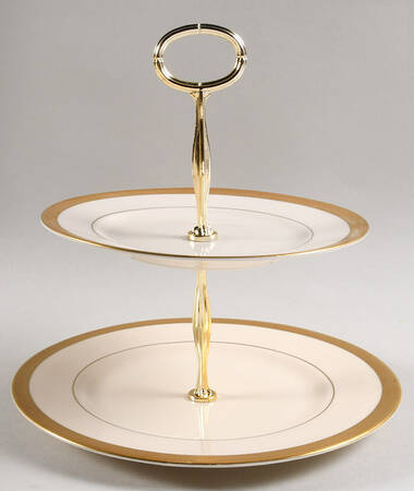 Bracelet 6 5/8"-10"  2 Tiered Serving Tray (Dp, Sp) HC