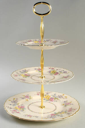 Briarcliff 13 7/8"-14 1/4" 3-Tiered Serving Tray(DP,SP,BB) HC