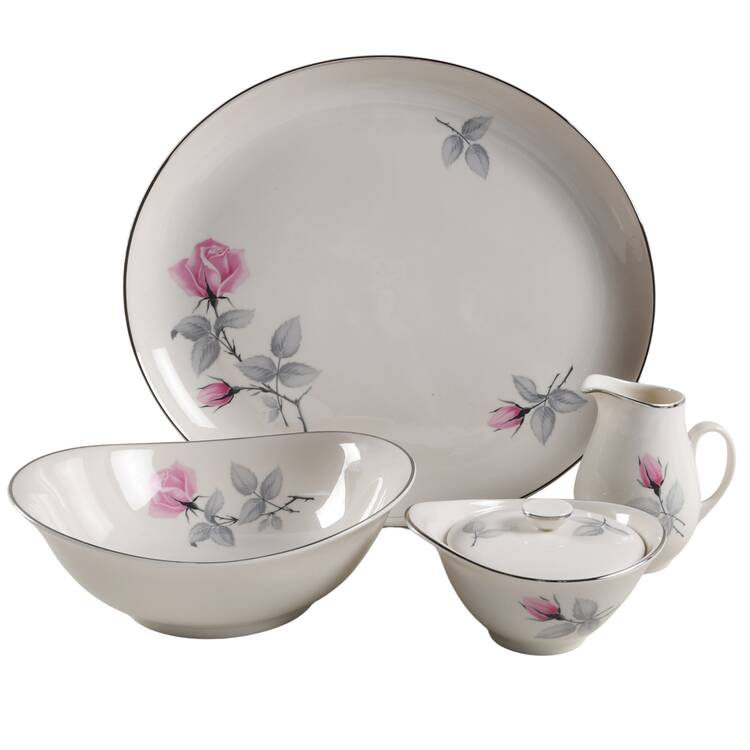 Bridal Rose 5 Piece Hostess Set