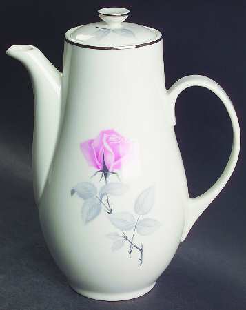 Bridal Rose Coffee Pot & Lid