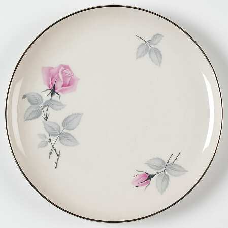 Bridal Rose Salad Plate