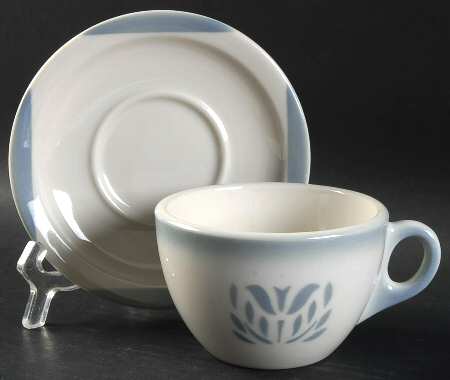 Cadet Flat Cup & Saucer Set