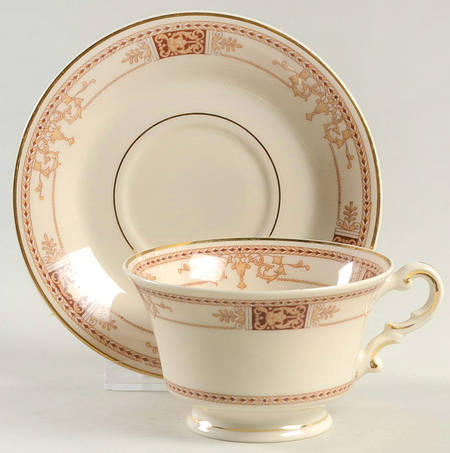 Calhoun Footed Cup & Saucer Set