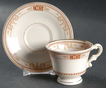 Calhoun Footed Demitasse Cup & Saucer Set