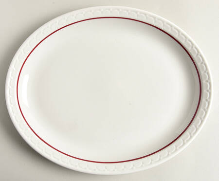 Cardinal Lines 13" Oval Serving Platter