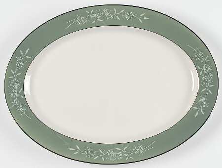 Candlelight 14" Oval Serving Platter by Syracuse