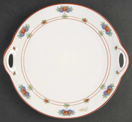 Canterbury Handled Cake Plate