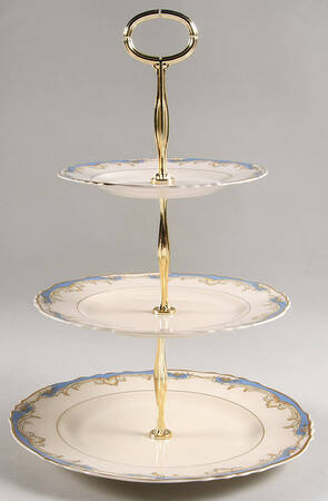 Carvel 13 7/8"-14 1/4" 3-Tiered Serving Tray(DP,SP,BB) HC