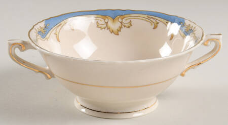 Carvel Footed Cream Soup Bowl