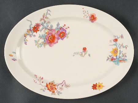 Cathay (No Trim) 12" Oval Serving Platter