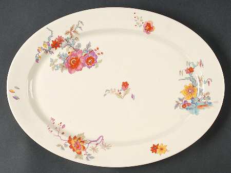 Cathay (No Trim) 14" Oval Serving Platter