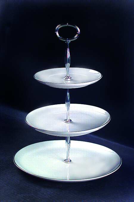 Chevy Chase 13 7/8"-14 1/4" 3-Tiered Serving Tray(DP,SP,BB) HC