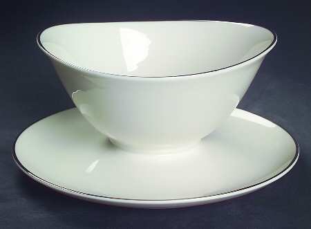 Chevy Chase Gravy Boat with Attached Underplate