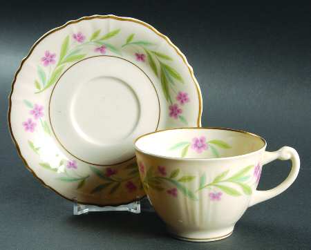 Chester Flat Cup & Saucer Set