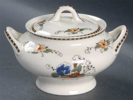 Chiquita Sugar Bowl & Lid
