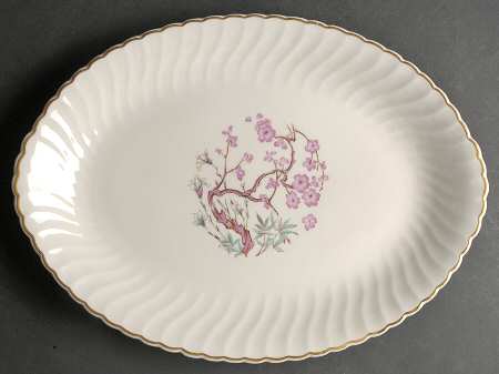 China Spring 16" Oval Serving Platter