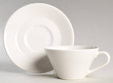 Cirrus Flat Cup & Saucer Set