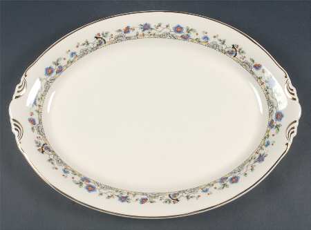 Cloisonne 15" Oval Serving Platter