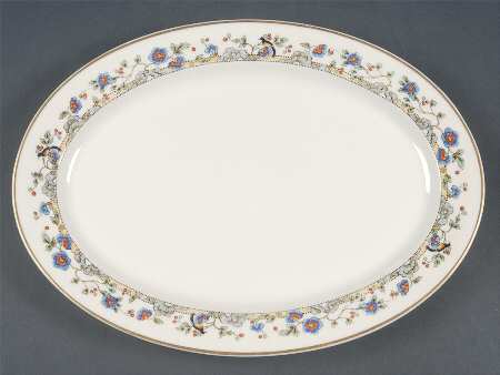 Cloisonne 12" Oval Serving Platter