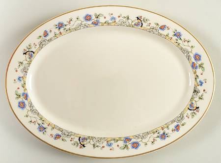Cloisonne 10" Oval Serving Platter