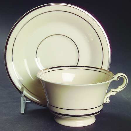 Columbia Footed Cup & Saucer Set