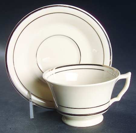 Columbia Footed Cup & Saucer Set