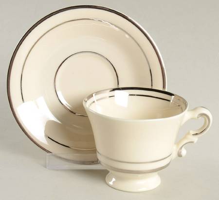 Columbia Footed Demitasse Cup & Saucer Set