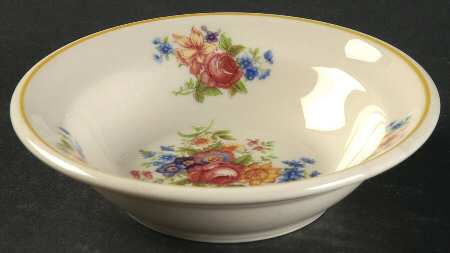Colonial (Restaurant, Old Ivory) Rim Fruit/Dessert (Sauce) Bowl