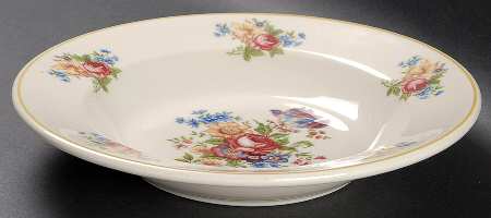 Colonial (Restaurant, Old Ivory) Rim Soup Bowl