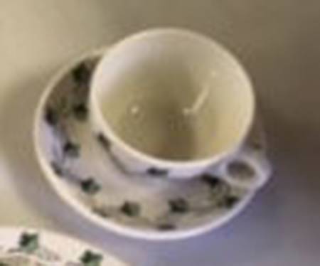 Concord Green Footed Cup & Saucer Set
