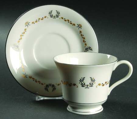 Coronation Footed Cup & Saucer Set