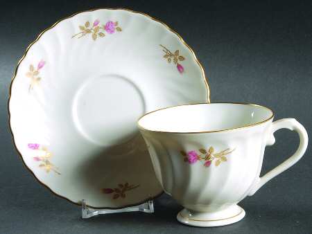 Courtship Footed Cup & Saucer Set