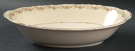 Cynthia 10" Oval Vegetable Bowl
