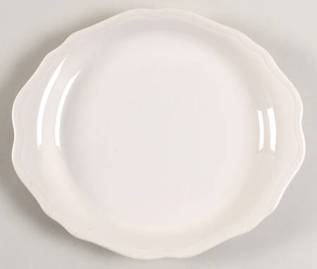 Dawn (Restaurant, All White) 9" Oblong Luncheon Plate