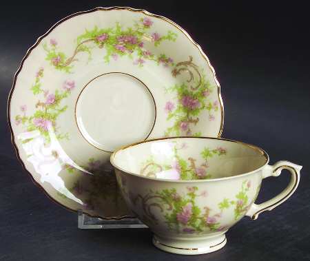 Dearborn Footed Cup & Saucer Set by Syracuse