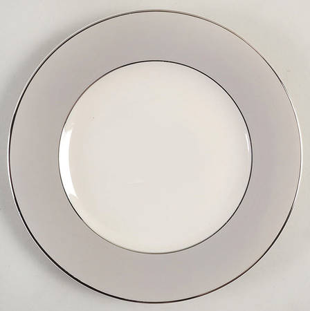 Debutante Gray Salad Plate by Syracuse