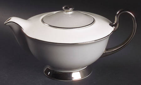Debutante Gray Teapot & Lid