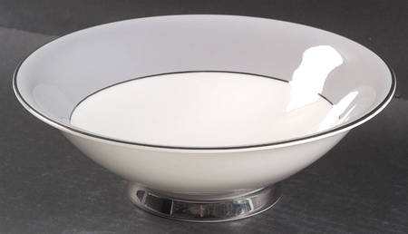Debutante Gray 8" Round Vegetable Bowl