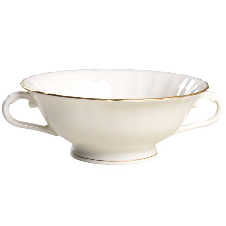 Debonair Footed Cream Soup Bowl