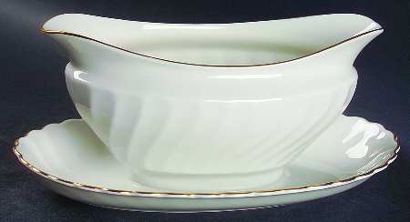 Debonair Gravy Boat with Attached Underplate