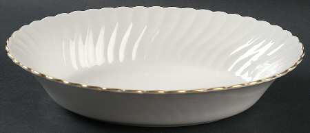 Debonair 10" Oval Vegetable Bowl