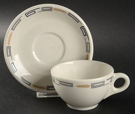 Deville Flat Cup & Saucer Set