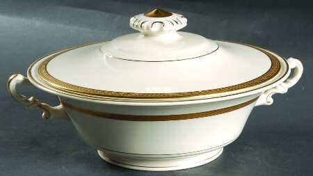 Diane (No Color Band) Round Covered Vegetable