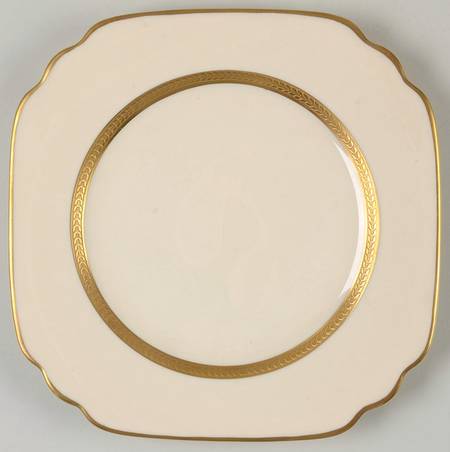 Diane (No Color Band) Square Salad Plate